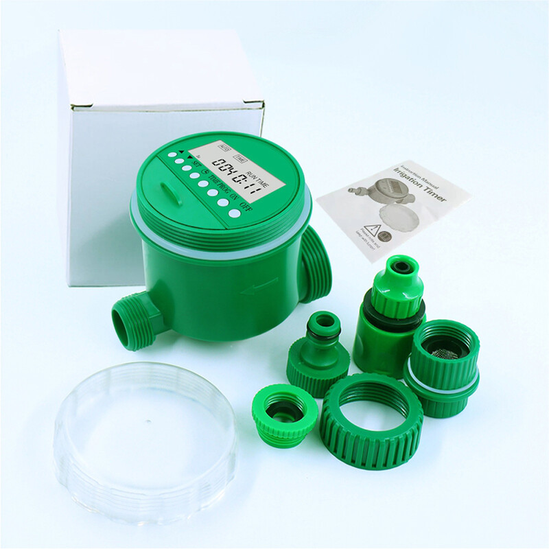 16 programų Laikmačio nustatymas Drėkinimo valdiklis LCD ekranas Automatinis gėlių augalų laistymo įrenginys Sodo solenoidinis valdiklis