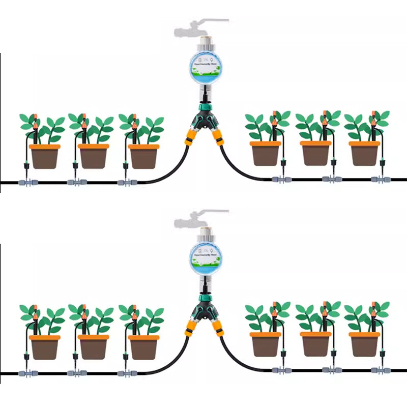 WiFi безжичен градински таймер за вода, смарт телефон, дистанционно управление, домашна оранжерия, външно напояване, автоматичен комплект, вграден шлюз