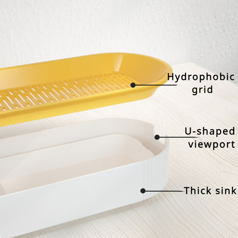 Hidroponinis kačių žolės sodinimo dėžutės auginimo vazonas Daugkartinis kačių užkandžių katžolės sodinimo konteineris Be dirvožemio, paprastas naudoti namų reikmenis