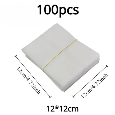 100 τμχ Seedling Grow Bags Υφασμάτινη θήκη για φυτά Βιοαποικοδομήσιμη μη υφασμένη οικολογική θήκη για σάκους φυτωρίου σπόρων κηπουρικής