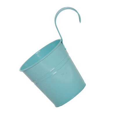 Επιτοίχιες γλάστρες Exquisite Craft Ventilation Ανθεκτικό μεταλλικό γραφείου εσωτερικού και εξωτερικού χώρου Κρεμαστό λουλουδένιο ροζ