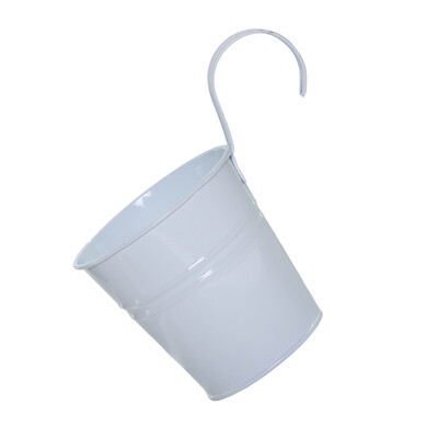 Επιτοίχιες γλάστρες Exquisite Craft Ventilation Ανθεκτικό μεταλλικό γραφείου εσωτερικού και εξωτερικού χώρου Κρεμαστό λουλουδένιο ροζ