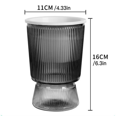 Lazy Hidroponinis gėlių vazonas Automatinis vandenį sugeriantis vazonas Savaime laistomas gėlių vazonas Plastikiniai augalų vazonai Namų sodo dekoras