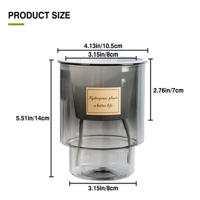 Lazy Hidroponinis gėlių vazonas Automatinis vandenį sugeriantis vazonas Savaime laistomas gėlių vazonas Plastikiniai augalų vazonai Namų sodo dekoras