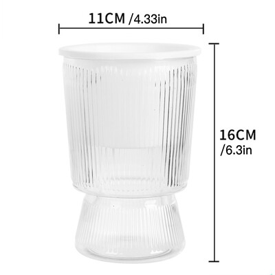 Lazy Hidroponinis gėlių vazonas Automatinis vandenį sugeriantis vazonas Savaime laistomas gėlių vazonas Plastikiniai augalų vazonai Namų sodo dekoras