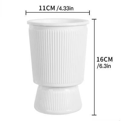 Lazy Hidroponinis gėlių vazonas Automatinis vandenį sugeriantis vazonas Savaime laistomas gėlių vazonas Plastikiniai augalų vazonai Namų sodo dekoras