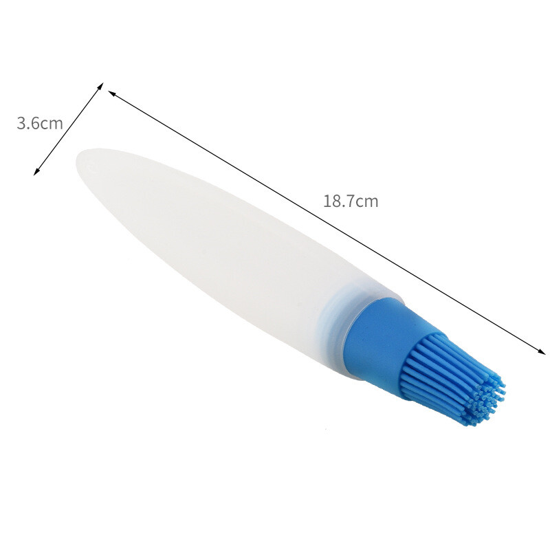 Удобна силиконова тава за засмукване Четка за бутилки с масло Многофункционална четка за печене и барбекю Масло Кухненски инструмент