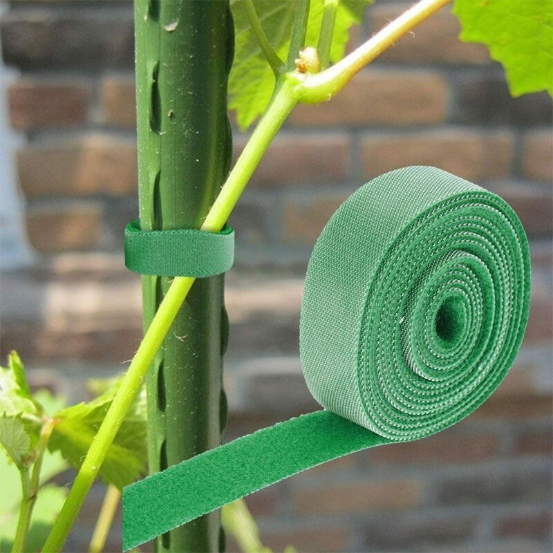 10 Roll Nylon Plant Ties Plant Bandage Hook Tie Loop Ρυθμιζόμενη στήριξη φυτών Επαναχρησιμοποιήσιμη ταινία στερέωσης για αξεσουάρ οικιακού κήπου