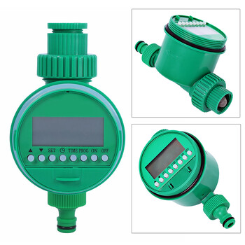 Irrigation Controlle Garden Water Timer Valve Устройство за контрол на поливането LCD дисплей Електронни автоматични таймери за напояване Инструменти