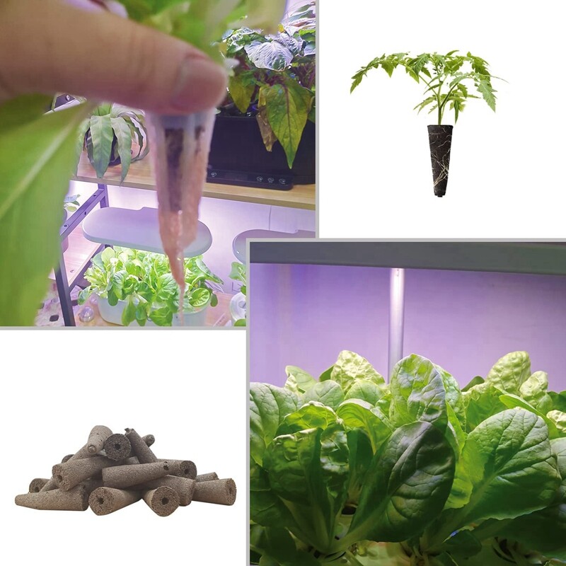 Kasvatamise käsnad kasutamiseks koos Aerogardeniga, keskkonnasõbralikud taimekasvatuspistikud käsnad hüdropooniliste taimede kasvatamiseks, 50 tk.