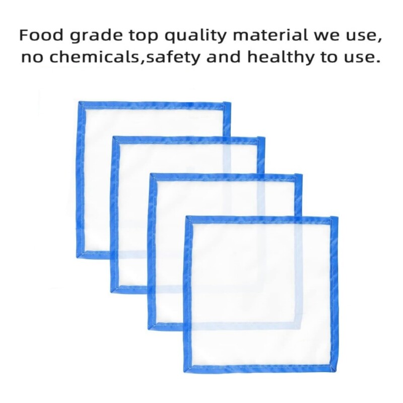 25x25cm 25 Micron Bubble Bags Οθόνη πίεσης για Herbal Essence Bubble Ice Bag & Herbal Extractions Σετ 4 τεμ.