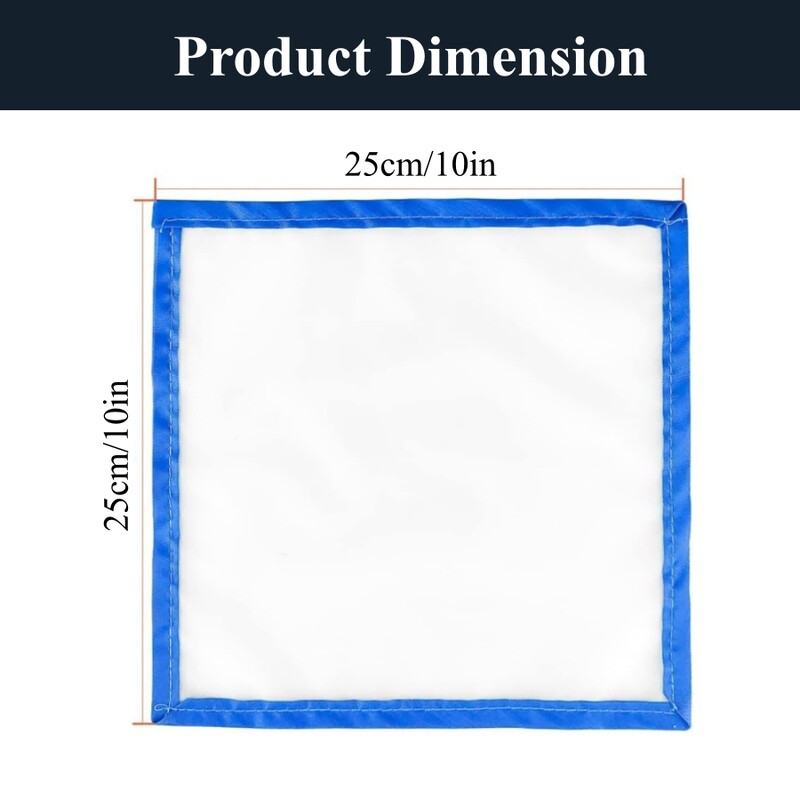 25x25cm 25 Micron Bubble Bags Οθόνη πίεσης για Herbal Essence Bubble Ice Bag & Herbal Extractions Σετ 4 τεμ.