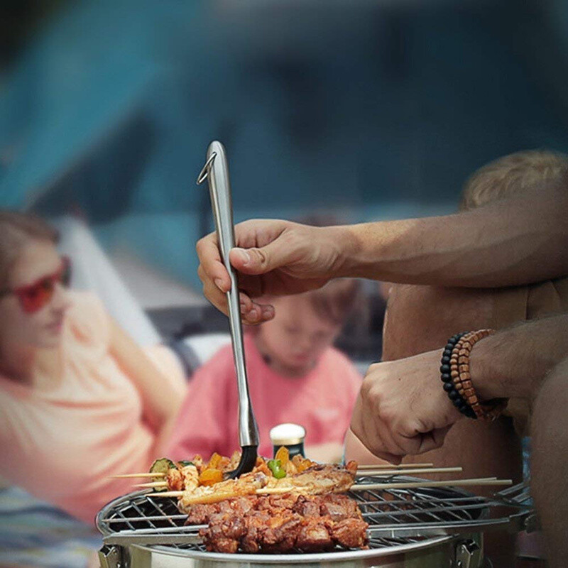 LMETJMA silikoonist grillipintsel BPA-vaba kondiitripintsel roostevabast terasest käepidemega kalkuniõli hari grillimiseks