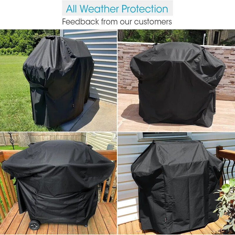BBQ Grill Барбекю Покривало против прах Водоустойчив Weber Heavy Duty Charbroil BBQ Cover Външно защитно покривало за барбекю срещу дъжд