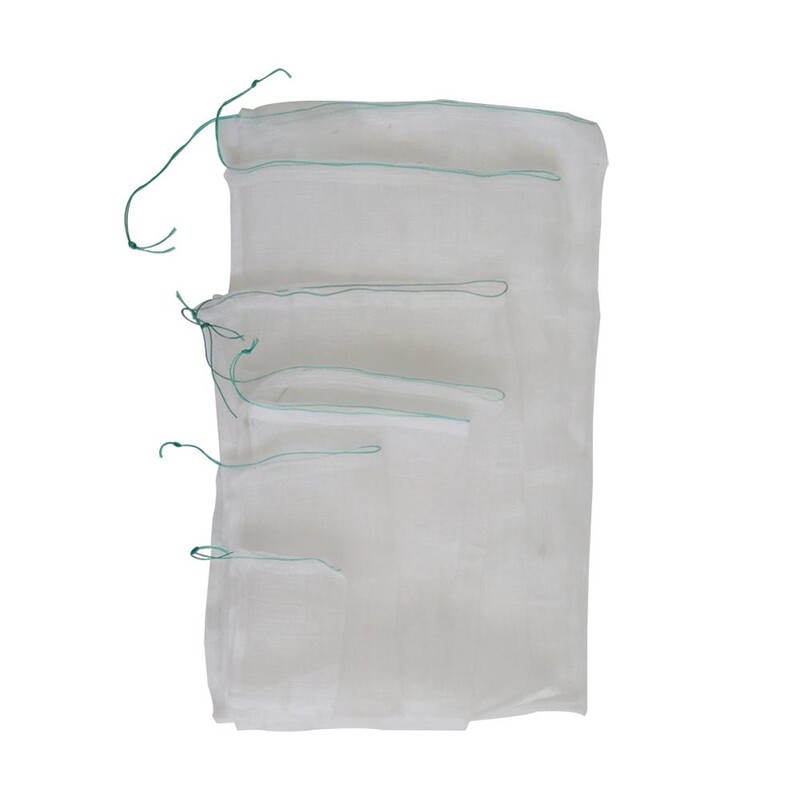 Pingutusnööriga nailonist kasvavate puuviljade kaitsekotid taimede, lillede ja köögiviljade korduvkasutatavate võrkkaitsekottide kaitsmiseks kahjuritõrje