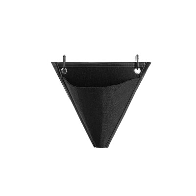 1/3/5 бр. Триъгълни стенни торби за засаждане Градинарство Контейнер за цветя Торба за растения Стенна сеялка Кошници за градинска ограда Балкон