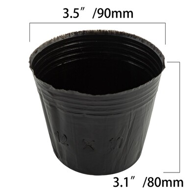 100X pehmest plastist seemikute istutuskastid kauss puukooli hingavad potid kasvukottide korv kasvuhoonelillede juurviljade aiatööriistade jaoks