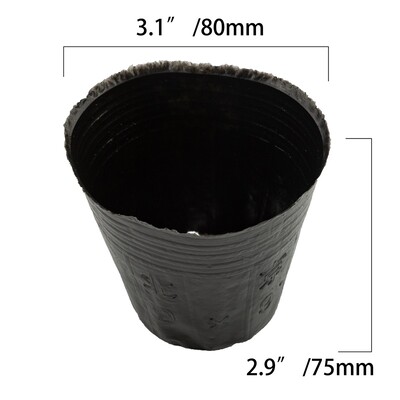 100X pehmest plastist seemikute istutuskastid kauss puukooli hingavad potid kasvukottide korv kasvuhoonelillede juurviljade aiatööriistade jaoks