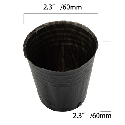 100X pehmest plastist seemikute istutuskastid kauss puukooli hingavad potid kasvukottide korv kasvuhoonelillede juurviljade aiatööriistade jaoks