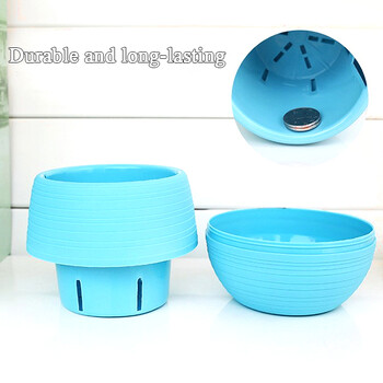 Mini Resin Stone Ball Flower Pot πολλαπλών χρωμάτων Αυτόματη αποθήκευση νερού για χυμώδη σαρκώδη φυτά σε γλάστρες Προμήθειες κήπου σπιτιού