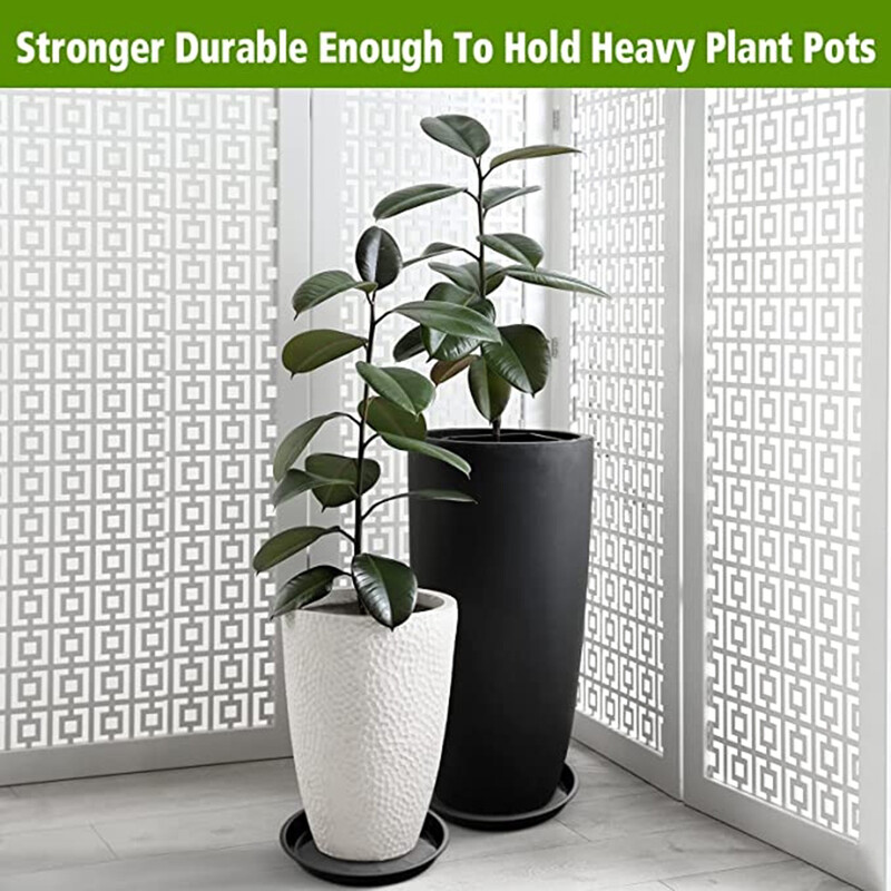 2 бр. Тави за отцеждане с чинийки за растения PP Кръгли сукуленти за саксия за закрито и на открито Тави за саксии за саксии Консумативи Домашен декор