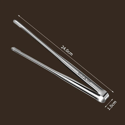 Nerūsējošā tērauda bārbekjū skava Daudzfunkcionālas pārtikas knaibles Maizes sprādzes steiku knaibles pagarinātas bārbekjū spailes virtuves bārbekjū sīkrīki