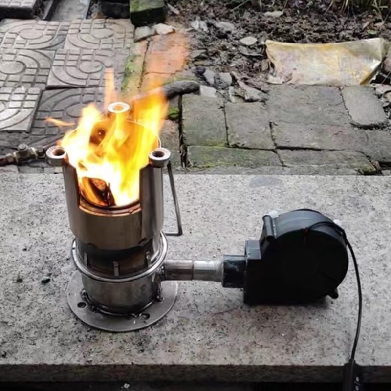 75 mm pūtējs 7530 mm 12 V kausēšanas metāla ventilators BBQ ventilators 27 mm gaisa vads priekš Green EGG J6PC