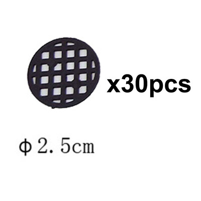 2,5 cm 4,5 cm 7,5 cm Plastist võrk ümmargune lilletaim Potialus Auk Alumine padi Bonsai võrematt Drenaaživõrk Ava ekraan