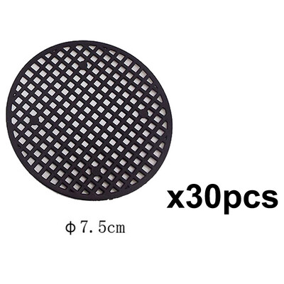 2,5 cm 4,5 cm 7,5 cm Plastist võrk ümmargune lilletaim Potialus Auk Alumine padi Bonsai võrematt Drenaaživõrk Ava ekraan