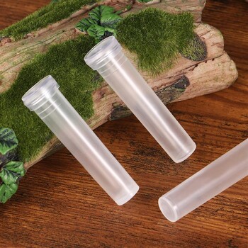 25/50/100pcs Nutrition Flower Plastic Tube Transparent Water Flower Tube Flower Water Container Ανθοπωλείο Προμήθειες