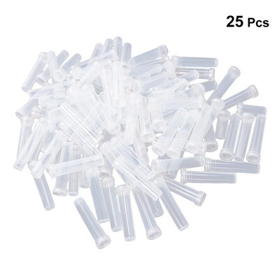 25/50/100 tk Toitumine Lillede plasttoru läbipaistev vesi lilletoru Lilleveekonteiner Lillepoodide tarvikud