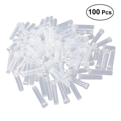 25/50/100 tk Toitumine Lillede plasttoru läbipaistev vesi lilletoru Lilleveekonteiner Lillepoodide tarvikud