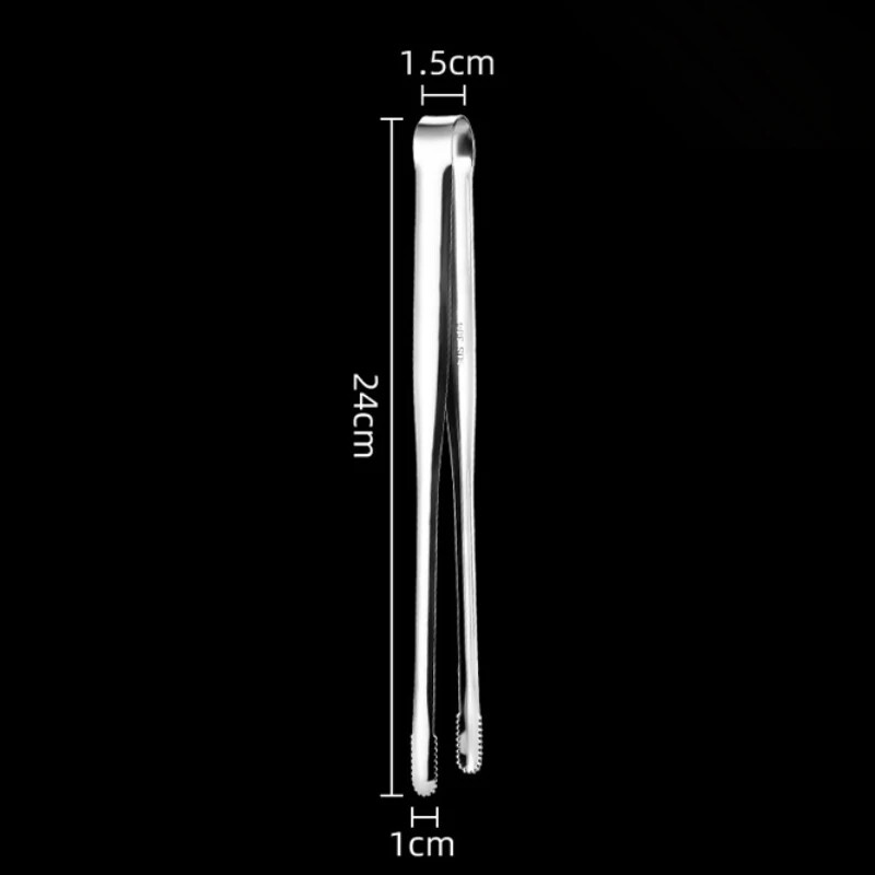 Nerūsējošā tērauda bārbekjū saspraude Pārtikas saspraudes knaibles Gaļas steiks Maizes cepšanas piederumi Kempinga piederumi Virtuves BBQ rīki