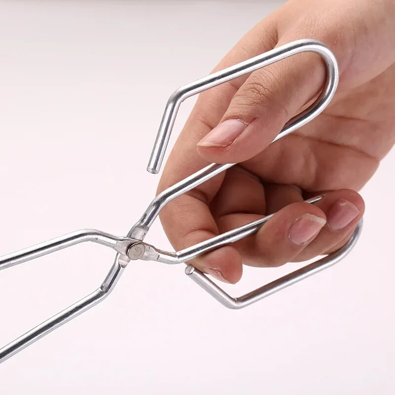 Jauni ērti grila rīki Nerūsējošā tērauda šķēres, grilētas pārtikas saspraudes Barbekjū piederumi Pārnēsājamas knaibles āra sīkrīks