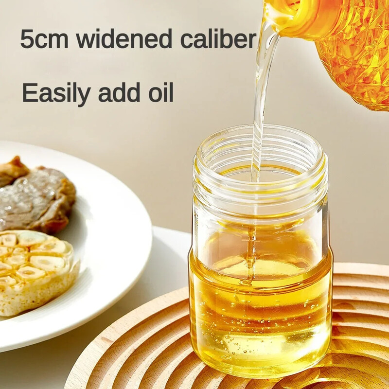 Sākums 2-in-1 eļļas birstes pudele silikona Augstas temperatūras izturīga eļļas birstes pudele Eļļas pods āra bārbekjū eļļas birstes pudele