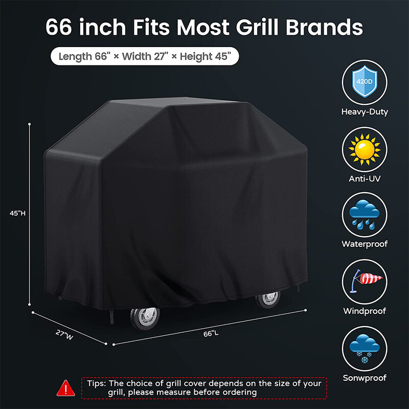 Gaasigrilli veekindel BBQ kate välistingimustes, vastupidav ja ilmastikukindel, täiustatud materjal söe ja muu jaoks