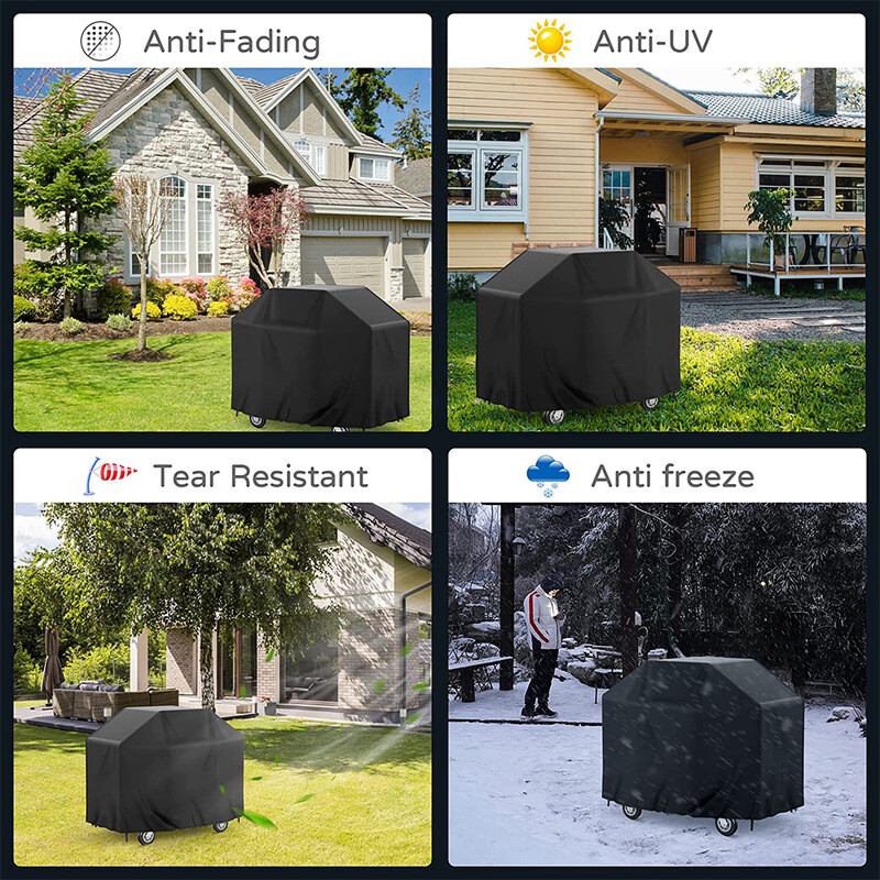 Gaasigrilli veekindel BBQ kate välistingimustes, vastupidav ja ilmastikukindel, täiustatud materjal söe ja muu jaoks