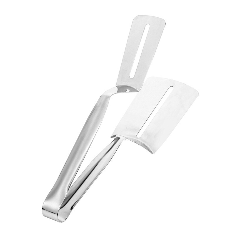 Nerūsējošā tērauda cepšanas lāpstas saspraude Daudzfunkcionāls steiks BBQ knaibles Zivju cepšanai lāpstiņa Spraude Maizes saspraude Mājsaimniecības virtuves rīks