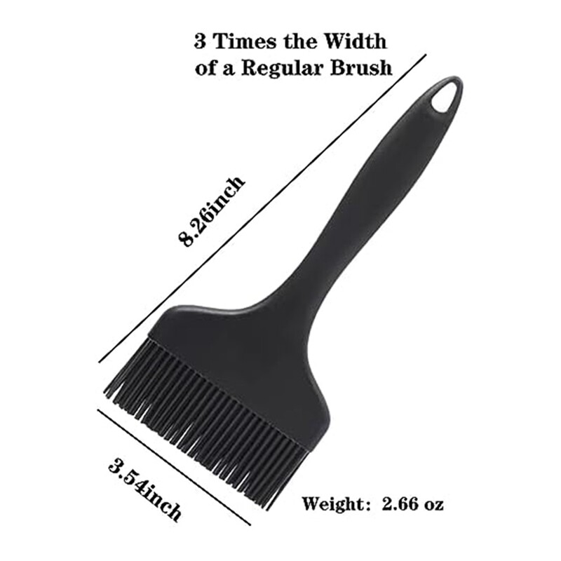 Īpaši liela konditorejas izstrādājumu birste, silikona birstīte ēdiena gatavošanai, grilēšanai, trauku mazgājamā mašīna.