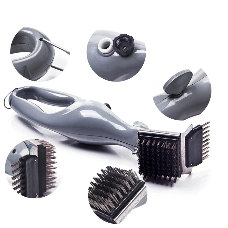 Grillgrilli puhastushari Kaasaskantav grilli aurupuhastustööriist Auru- või gaasitarvikud Grillimistööriistade puhastusvahend köögitööriist