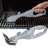 Bārbekjū grila ūdens aerosola tīrīšanas birste BBQ grila tīrīšanas birstes piederumi Ēdienu gatavošanas virtuves rīks Āra stiepļu BBQ grila birste