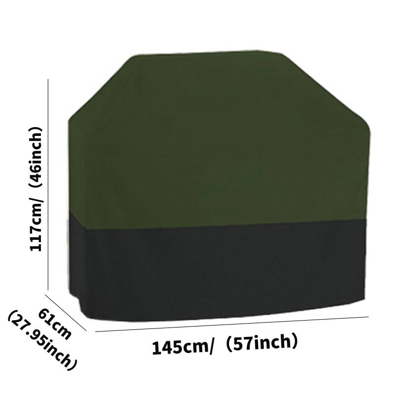 210D riidest grilli kate Veekindel vihmakaitse kate Weber Heavy Duty grilli kate välistingimustes UV-kindel BBQ kate