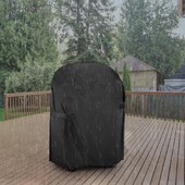 Κάλυμμα ψησταριάς μπάρμπεκιου Αδιάβροχο προστατευτικό για τη βροχή Κάμπινγκ Κάλυμμα μπάρμπεκιου εξωτερικού χώρου Κάλυμμα ψησταριάς 77x58cm Anti Dust Στρογγυλό κάλυμμα μπάρμπεκιου