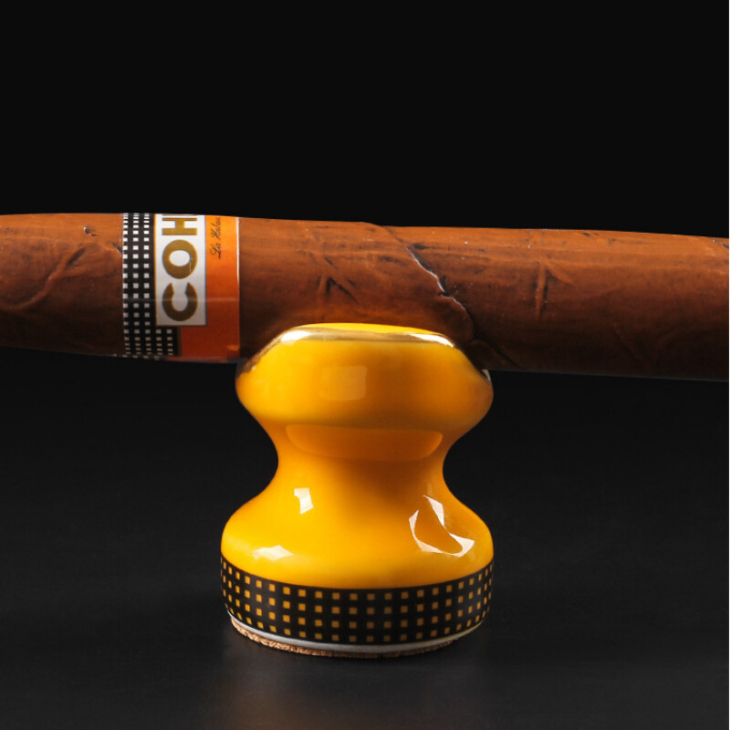 Keramikas cigāru statīva turētājs cigāru displeja statīva turētājs Mini ceļojumu cigarešu cigāru plaukta pelnu trauka turētājs smēķēšanas piederumi