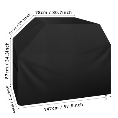 BBQ kate välitingimustes tolmukindel Veekindel Weber Heavy Duty grilli kate Vihmakaitsega välistingimustes vastupidav grilli söegrilli kate