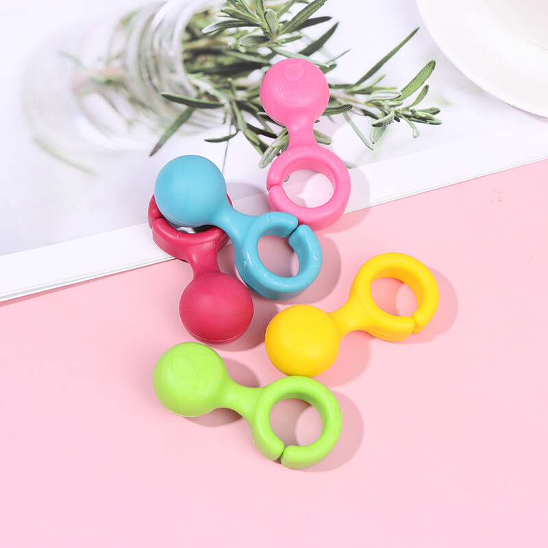 5 tk/komplekti kaasaskantav vihmavarjuhoidja Lihtne kasutada klambriga laual vihmavarju tera