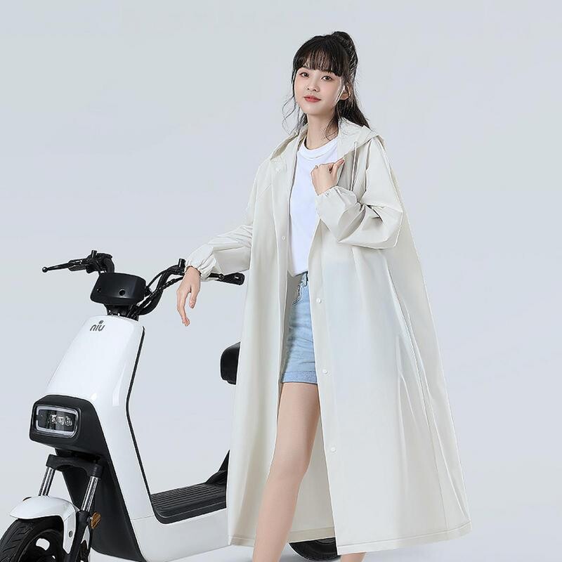 Mood naiste meeste vihmamantel paksendatud veekindlad rõivad täiskasvanutele matkamiseks korduvkasutatav pontšo vihmariided kuum EVA vihmamantel