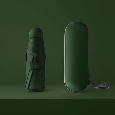 Reisivihmavari Kompaktne kerge kaasaskantav automaatne tugev veekindel kokkupandav vihmavarju 6 ribiga tugevdatud UV-kaitsega