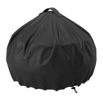 1 gab. BBQ pārsegs āra elektriskā grila pārsegs ūdensnecaurlaidīgs grila pārsegs, melns