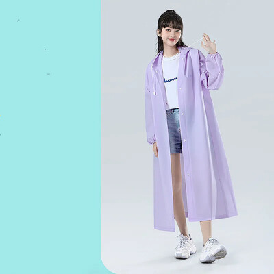 Vihmamantel pikk kogu keha Vihmakindel õues mõeldud täiskasvanutele mõeldud mägironijatele, läbipaistev paks kaasaskantav ühekordselt kasutatav pontšo